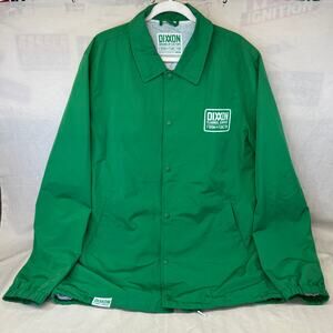 DIXXON Flannel Co. Jacket Green Snap Closure Mens Large Tall Form Function